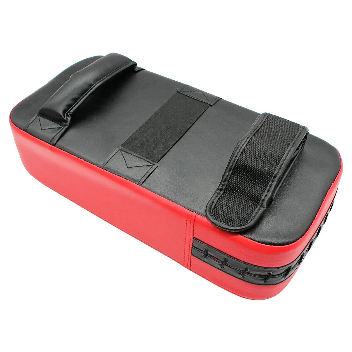 Professional boxing maker kick genuine leather kicking punch pad muay thai foot target combat focus boxing pads kick pad custom