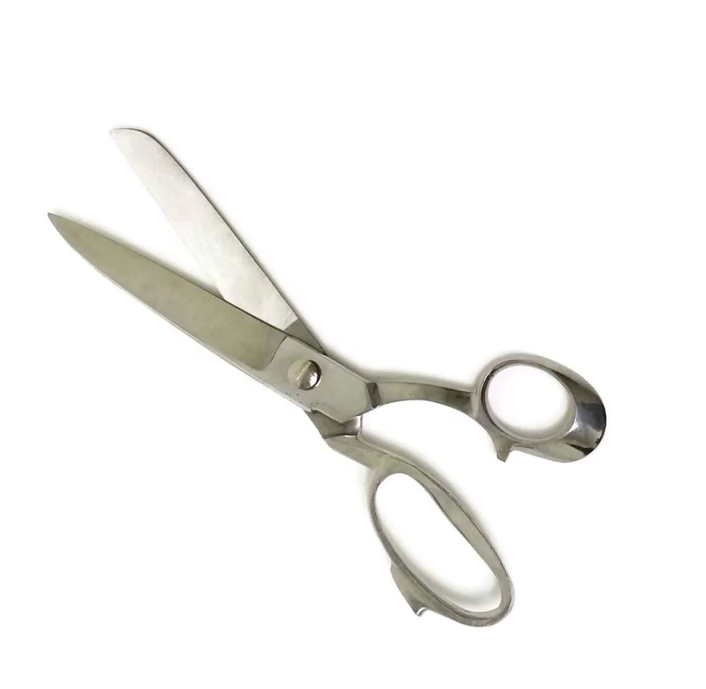Heavy Duty Embroidery Scissors Full Stainless Steel Professional Tailor Scissors Household Sewing Clothes Scissors