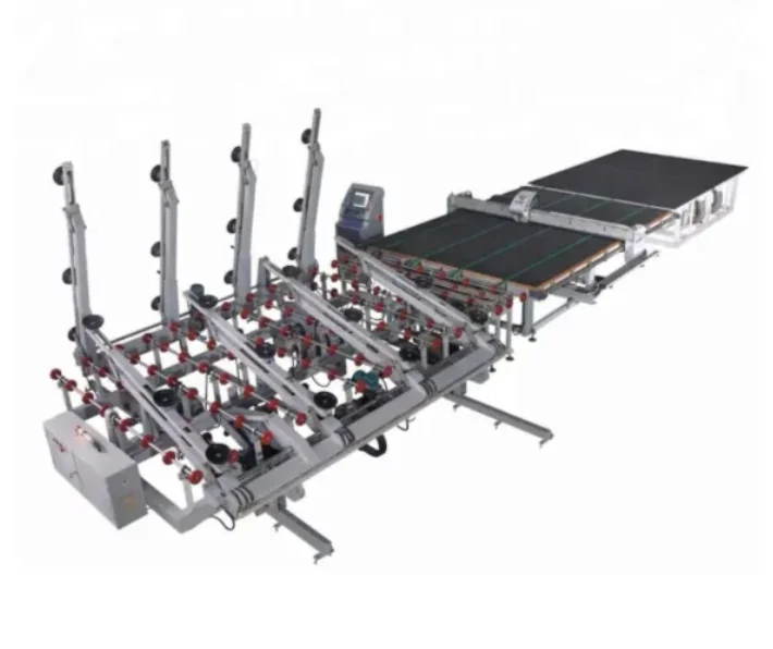 CNC Glass Cutting Table with Telescopic Arm Automatic Loading and Breakout System