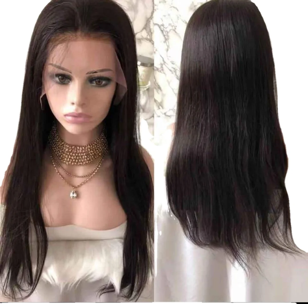 Wholesale Cheap Price 100% Natural Wavy Raw Human Hair Wigs Unprocessed and Smooth Silky Raw Hair Extensions from India