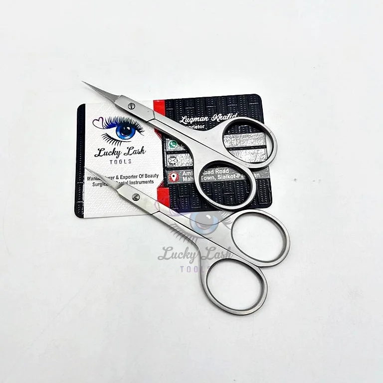 Wholesale high quality nail scissors cuticle scissors curved sharp stainless steel Nail Care Accessories Manicure Tools