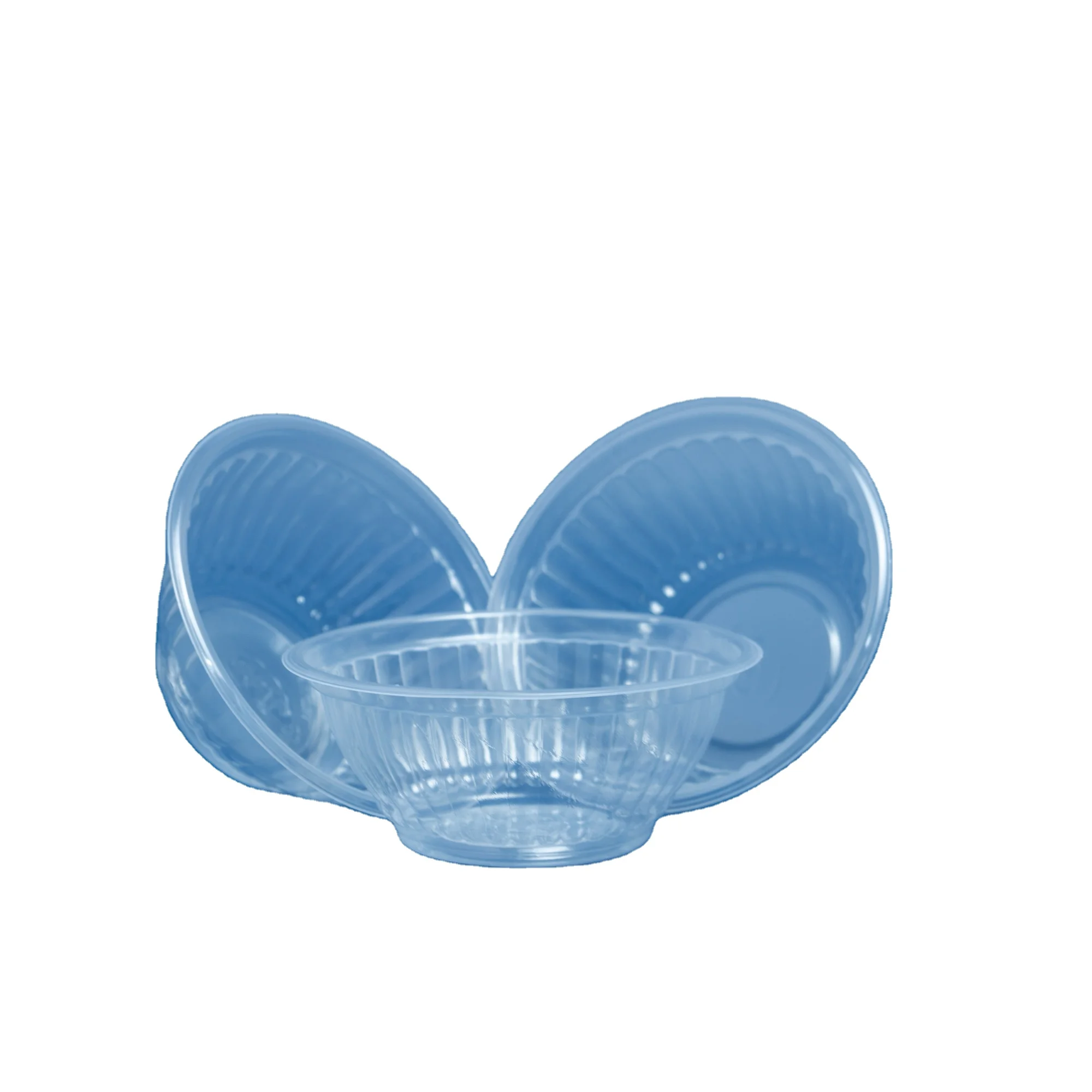 160/280/600/800 ml PP Plastic round bowl for soup noodle serving bowl transparents Wholesale low price hot selling products 2024