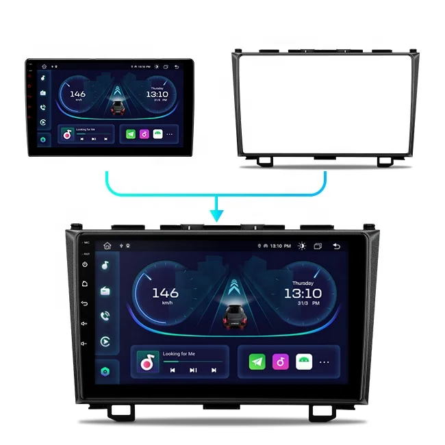 9 inch Octa Core Dash Board Touch Screen Radio Player with Instant Camera Access Accurate GPS Navigation Dual UI for Kia Ceed