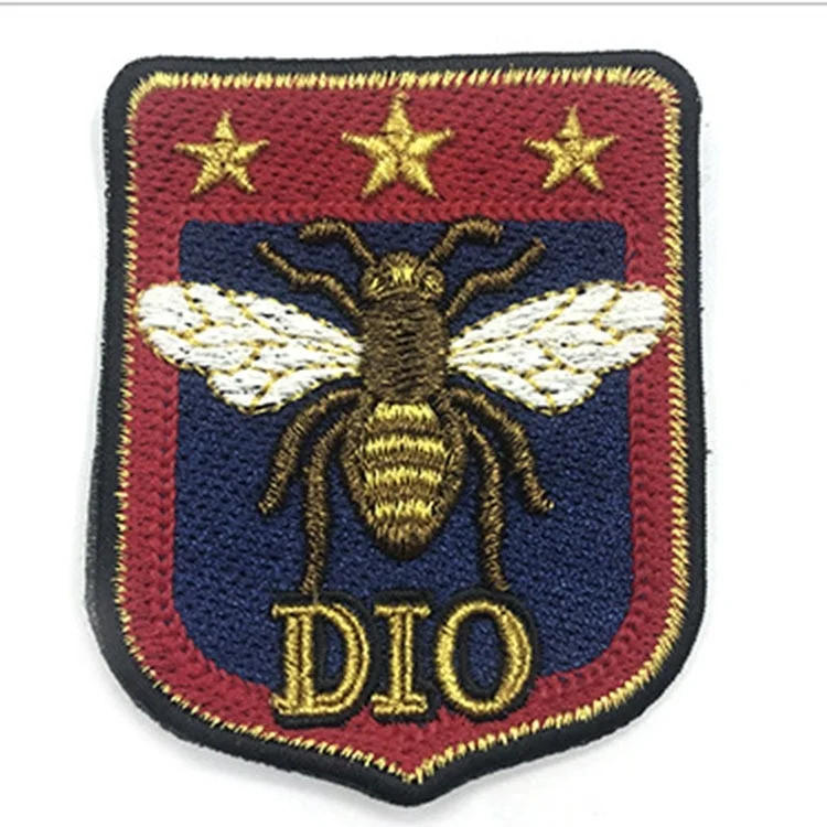 High Quality Custom Embroidered Patch Name Badge Embroidery Clothing Patch Custom Embroidered Patch With Your Own Logo