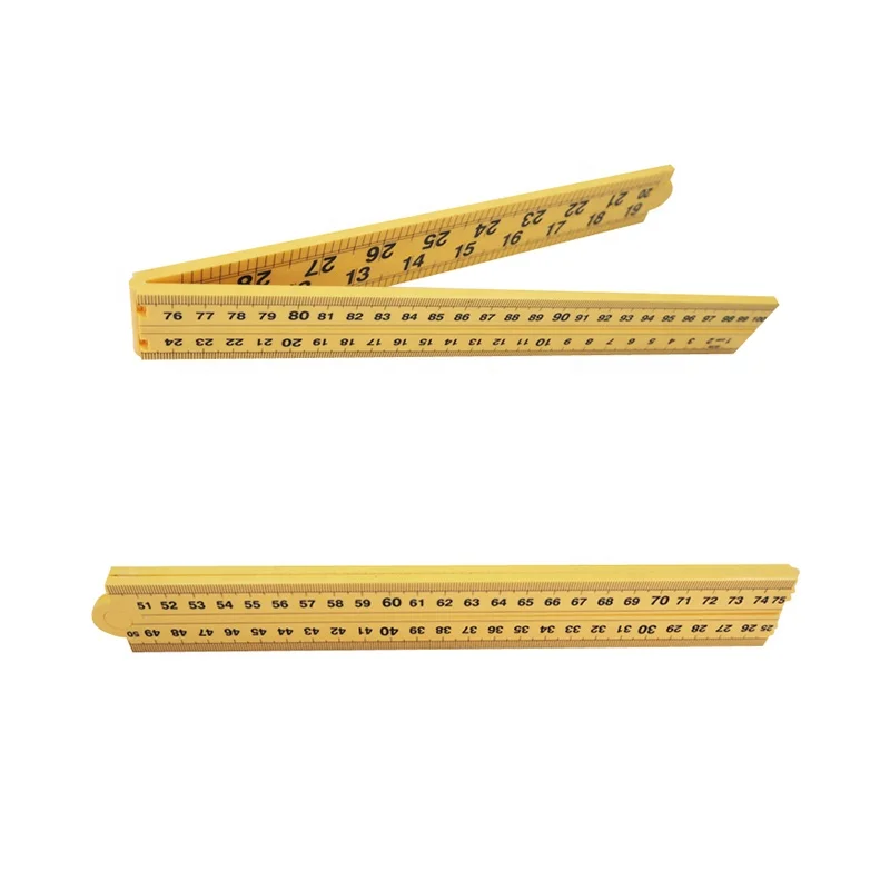 Folding Meter Stick, Meter Stick, Meter in Inches, Centimeters, Millimeters and Meters, Fold-able Ruler, Measurement,, 1 Meter