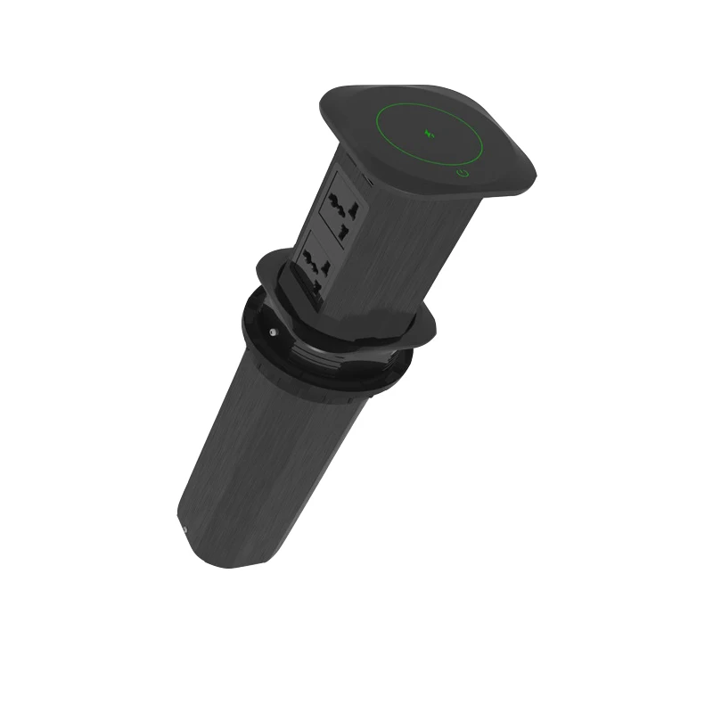 Автоматическая выдвижная розетка утопленный Выдвижной Сетевой фильтр зарядная станция для кухонного стола острова конференц-офиса