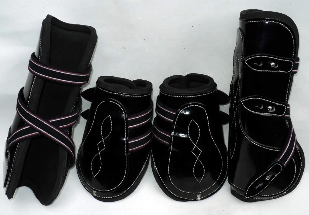 Лидер продаж кожаные ботинки до щиколотки и сухожилия лакированные с мягкой неопреновой подкладкой