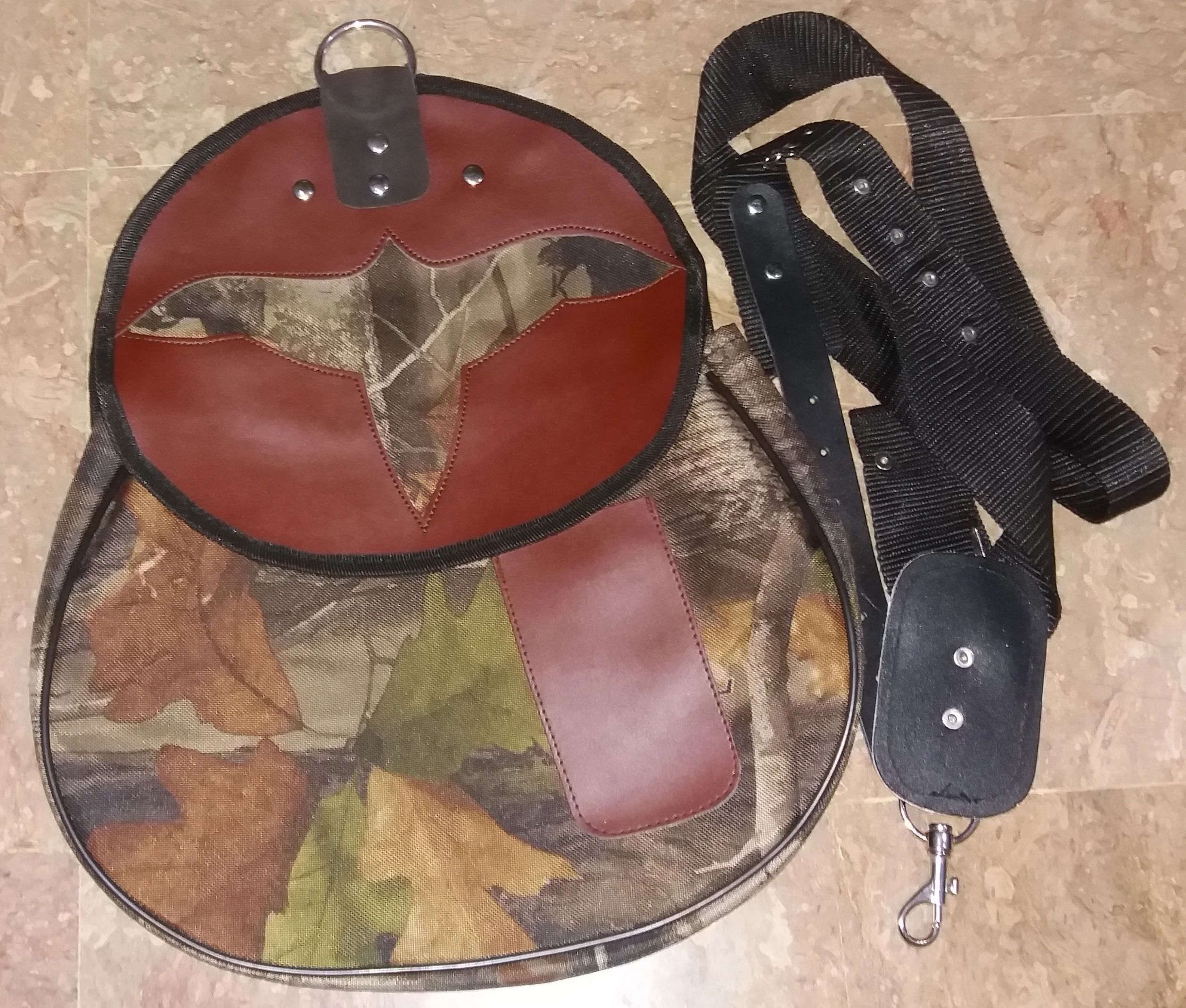 Cordura Jungle Pattern BANDOLERO bag, Hunting bag With Large Storage Capacity Falconry Bag With Meat pouch