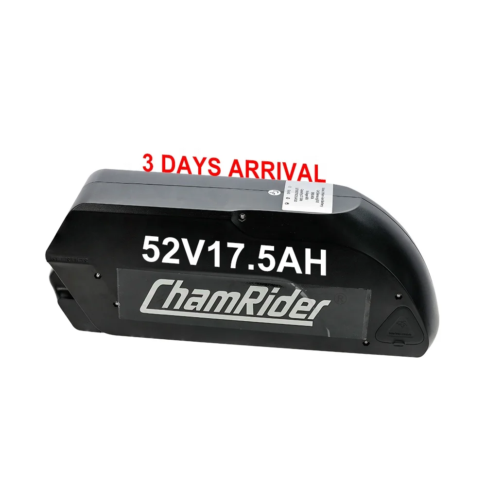 Chamrider Электрический велосипед акумуляторная батарея 21700 в, 36 В, 48 В, 52v 17.5ah 10S5P downtube литий hl, фара для электровелосипеда в батарея