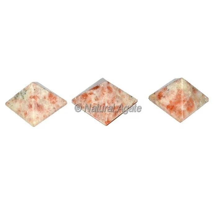 Uniquely Crafted Sunstone Small gemstone Pyramids | Sunstone Small Pyramids Online | Sunstone Small Pyramids Supplier
