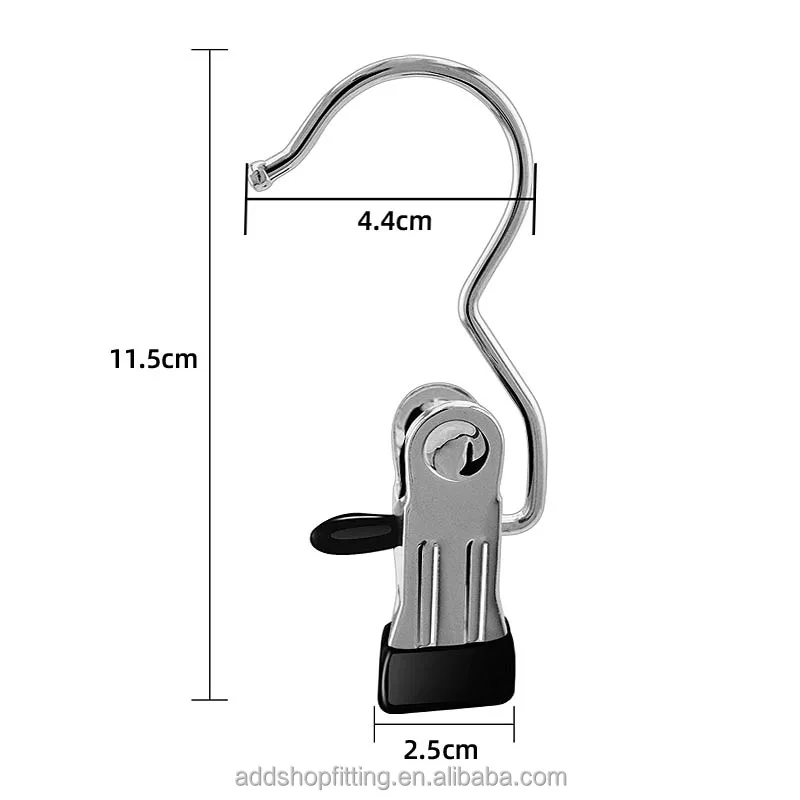 Shop display steel clip hanger display hair extension stand for salon
