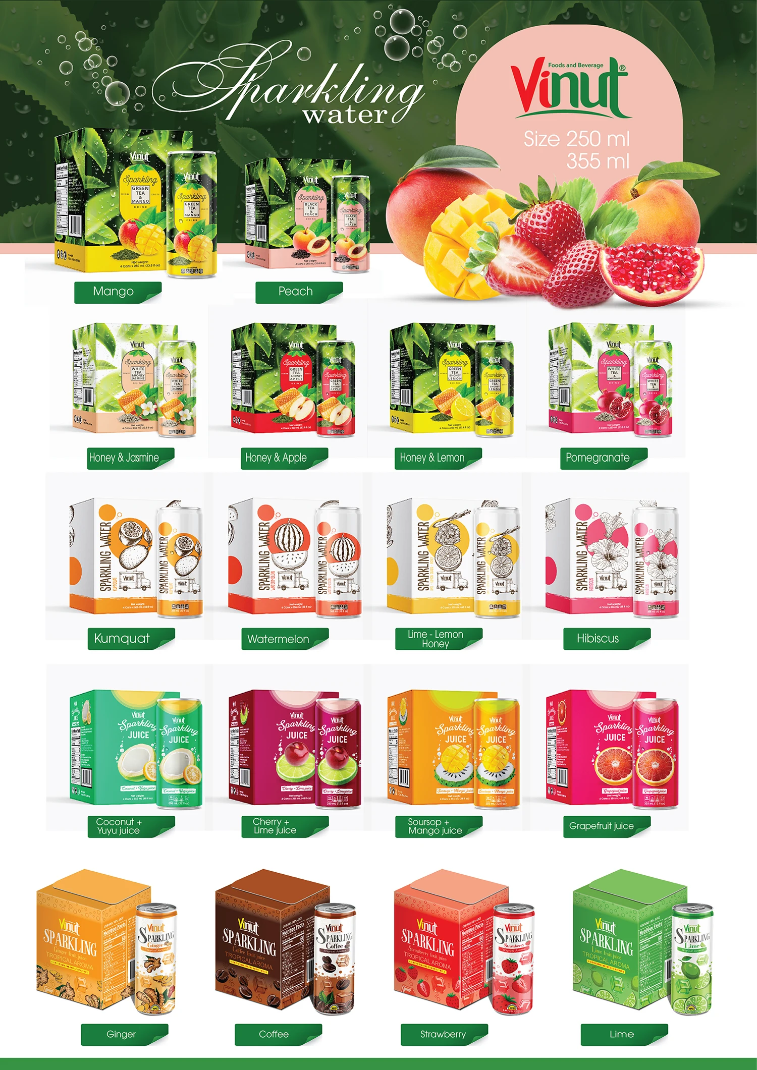 340 мл черный Вишневый энергетический напиток с игристым винтом бесплатный образец частная марка оптовые поставщики (OEM ODM)