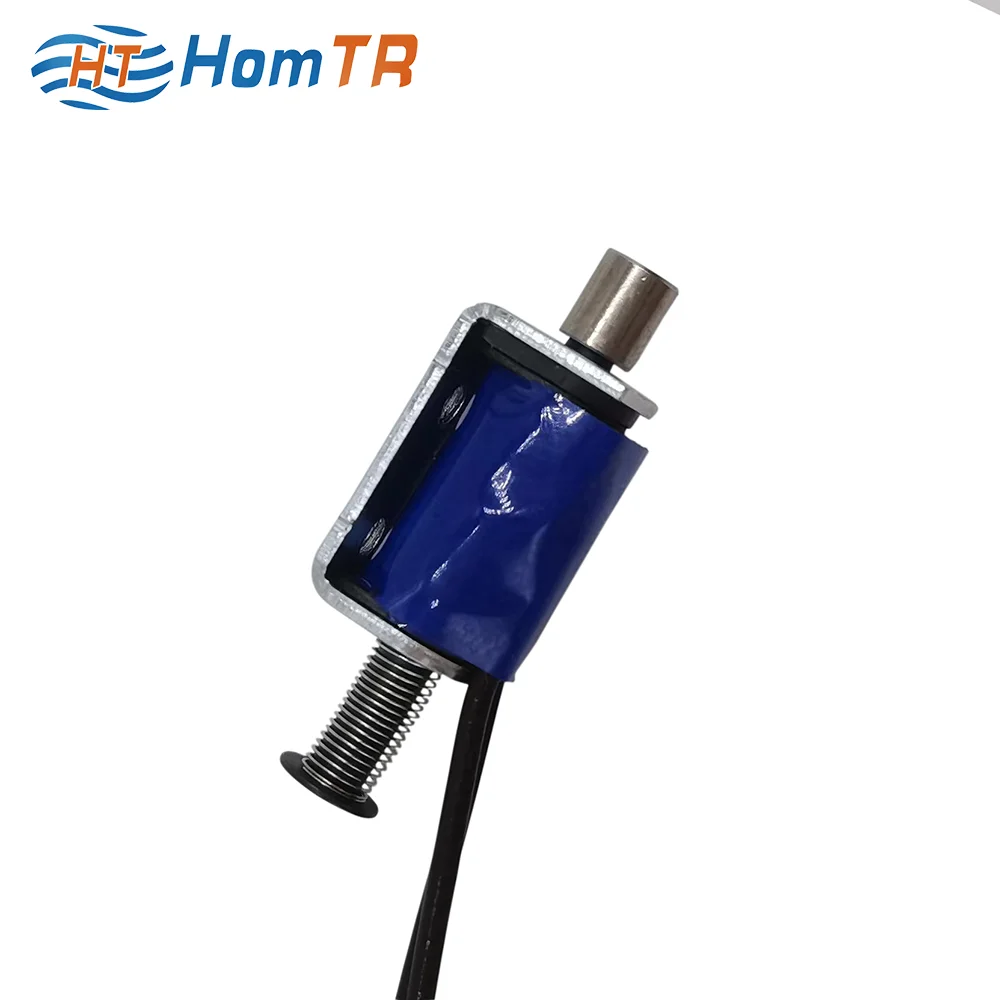 Homtr DC24V 0.5A 13 Вт Рабочий цикл 5% 12v миниатюрные Электромагниты Push Pull электромагнитный клапан