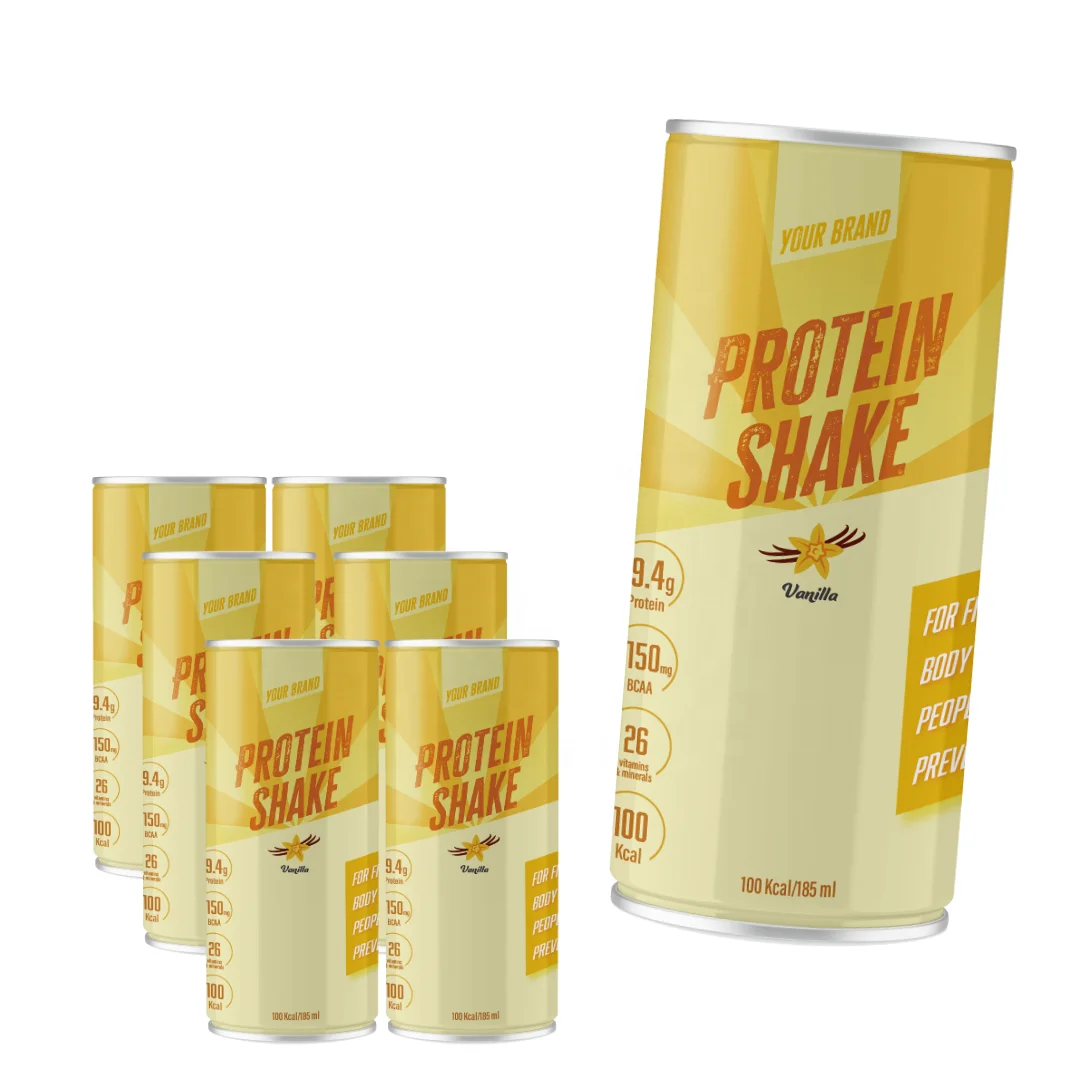 Isolate Manufacturer Protein Shake  Wholesale Oral Liquid Healthcare Supplement Vanilla Flavor Whey Protein RTD