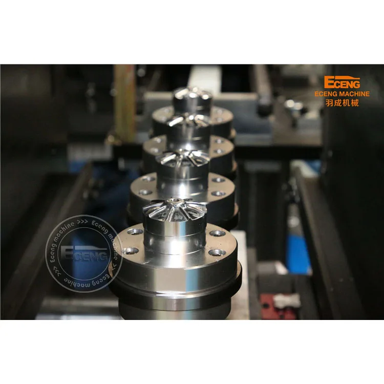 EM 4cavity automatic plastic cosmetic bottle extruder blower / beverage bottle blow molding machine