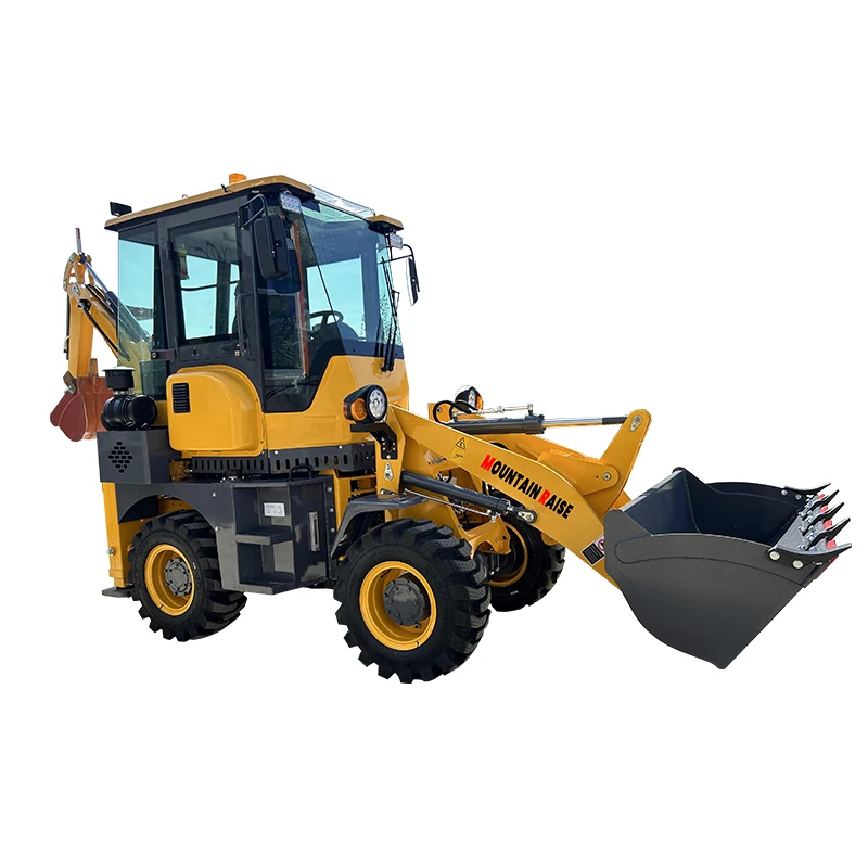 MR15-10 Diesel Mini Backhoe loader CE EPA China Sale 4 wheel drive new backhoe  loader Applicable earthmoving machinery