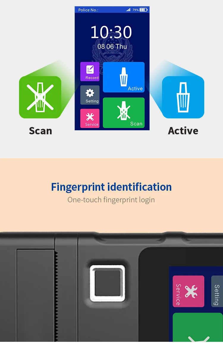 Professional-Grade Accuracy Compatible with Android  Fuel Cell Sensor 4.0 inch Breathalyzer Alcohol Tester touch screen