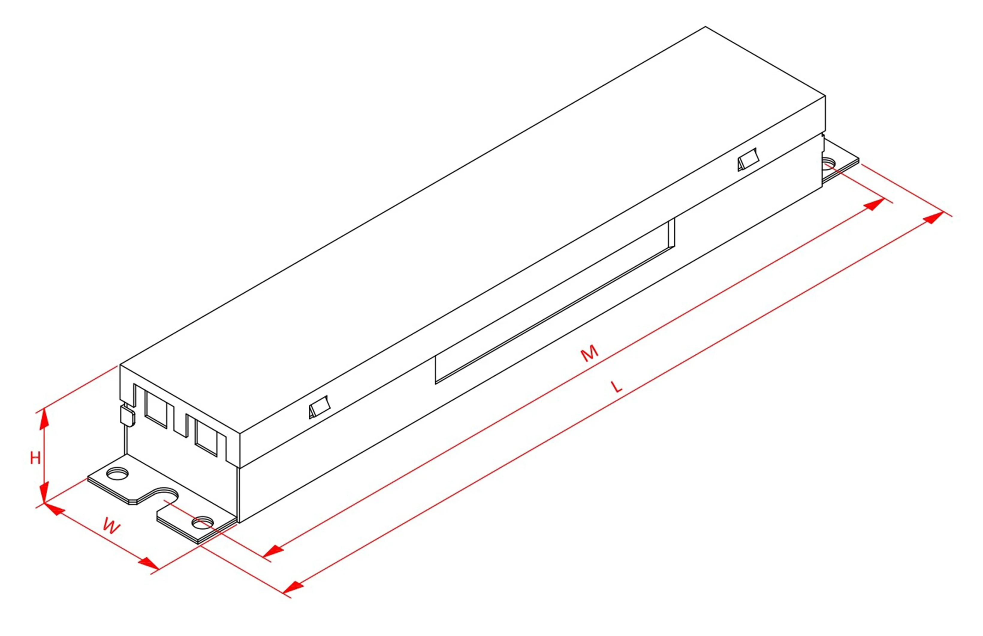 Балласт 120Vac-277Vac T8 четыре лампы 32W