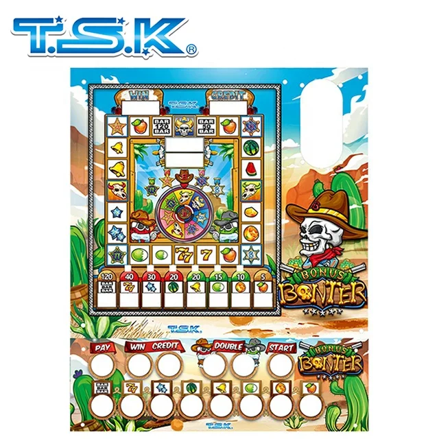 Bonus Bonter : TSK Taiwan Coin Operated Mario Arcade Game Machine Tragamonedas Arcade Cabinet