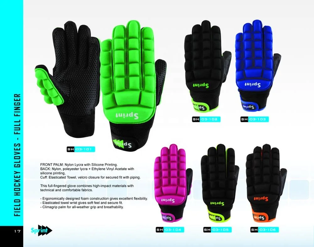 Professional Ice & Field Hockey Gloves / Customized Glove Hockey OEM & ODM Service Available