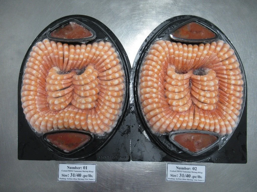 Высококачественное кольцо для замороженных креветок с/без соуса, экспорт из Вьетнама