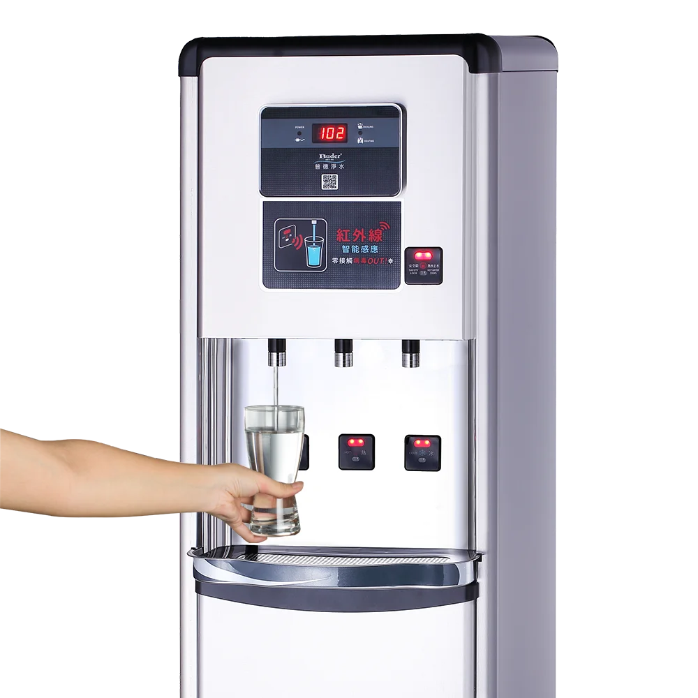[ Taiwan Buder ] Hot and Cold Water Dispenser for Freestanding Touchless Vacuum Water Tank