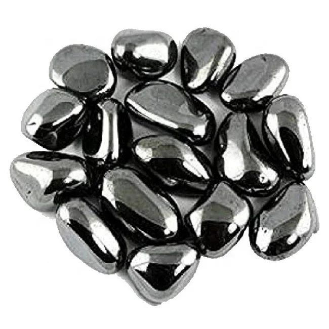 stone tumbled Hematite natural crystal tumbled healing bulk pebble agate Gemstone reiki chakra wholesale bulk