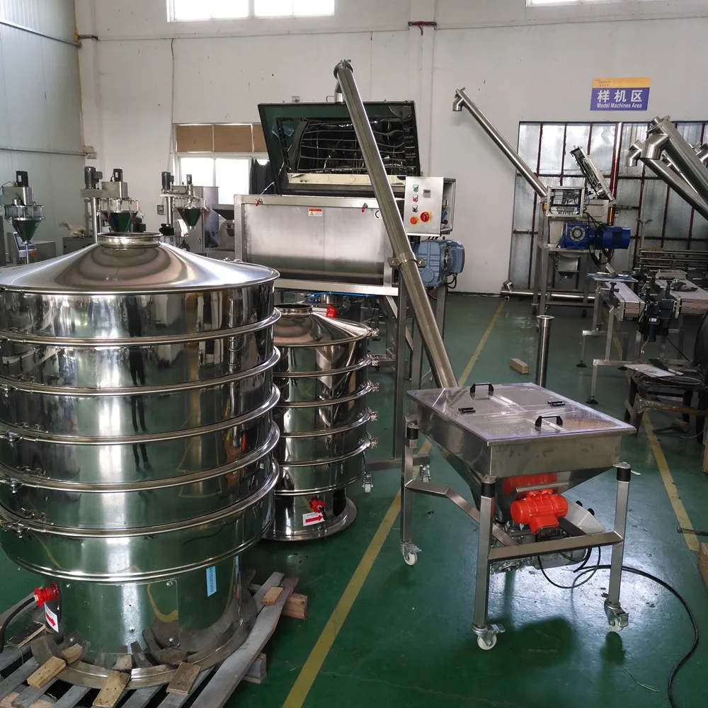 Full Weld 800mm Vibrating Sieve Machine Sesame Oat Barley Flour Sieving Machine