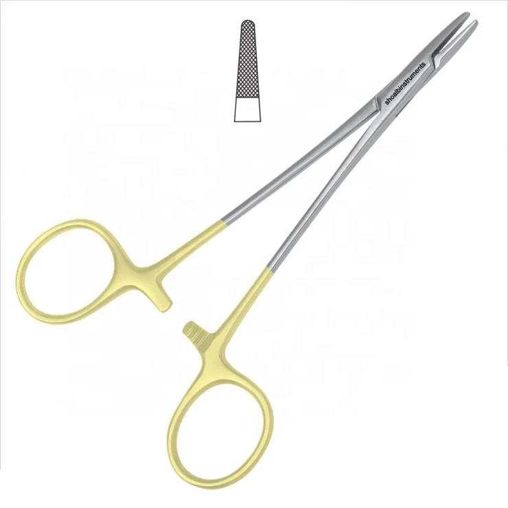 Держатели игл DERF T.C. (Карбид вольфрама зубчатый твердый) 11 5 см размер 4 дюйма игольчатый держатель TC Mayo Hegar