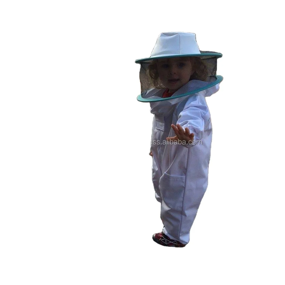 High Quality Kids Beekeeping Suit  Children Beekeepers Suit White Kids Suit