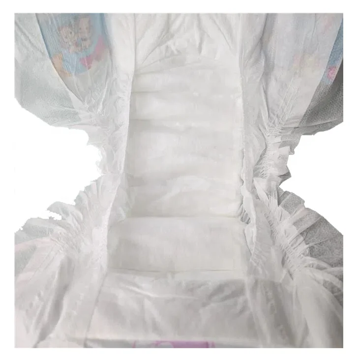 Сухие хлопковые мягкие Высококачественные и хорошо впитывающие детские подгузники от китайского производителя размер M