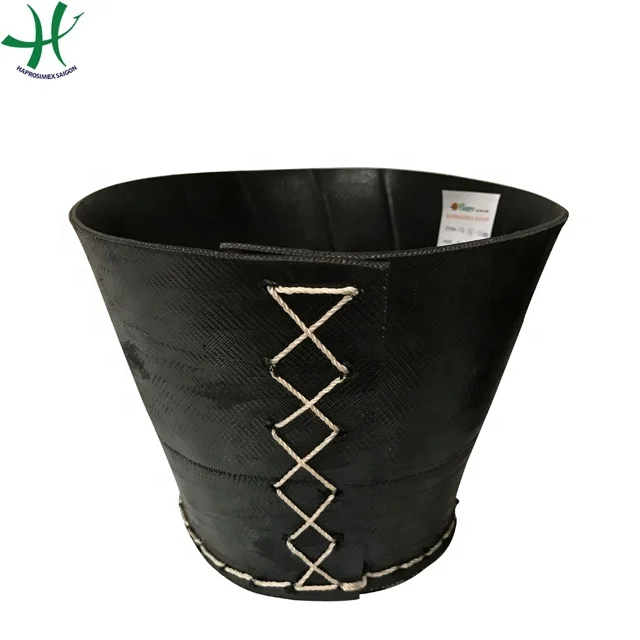 Recycled tire rubber planters pots with large size, for garden supplies, for wholesale products