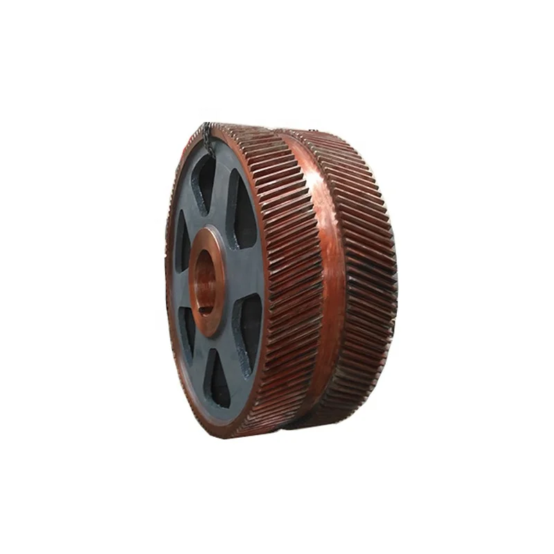 Oem большой размер двойная спиральная Шестерня в елочку цилиндрическая прямозубая