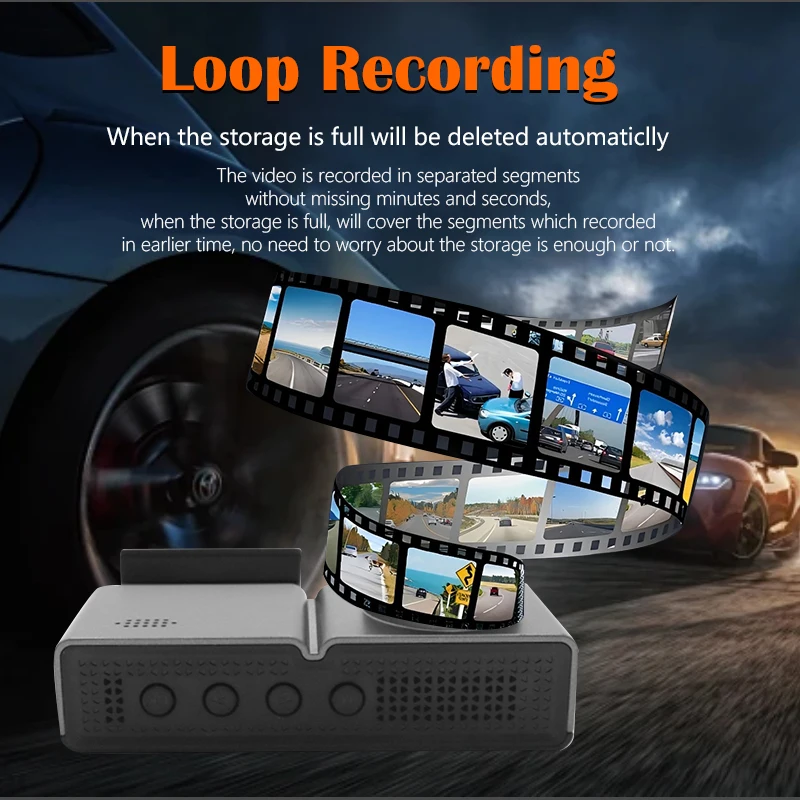 Dual Recording Dashcam with 4K Front and Rear Camera	Night Vision Recorder Full HD 4K Cam for Cars Car Dash Cam Video Cameras