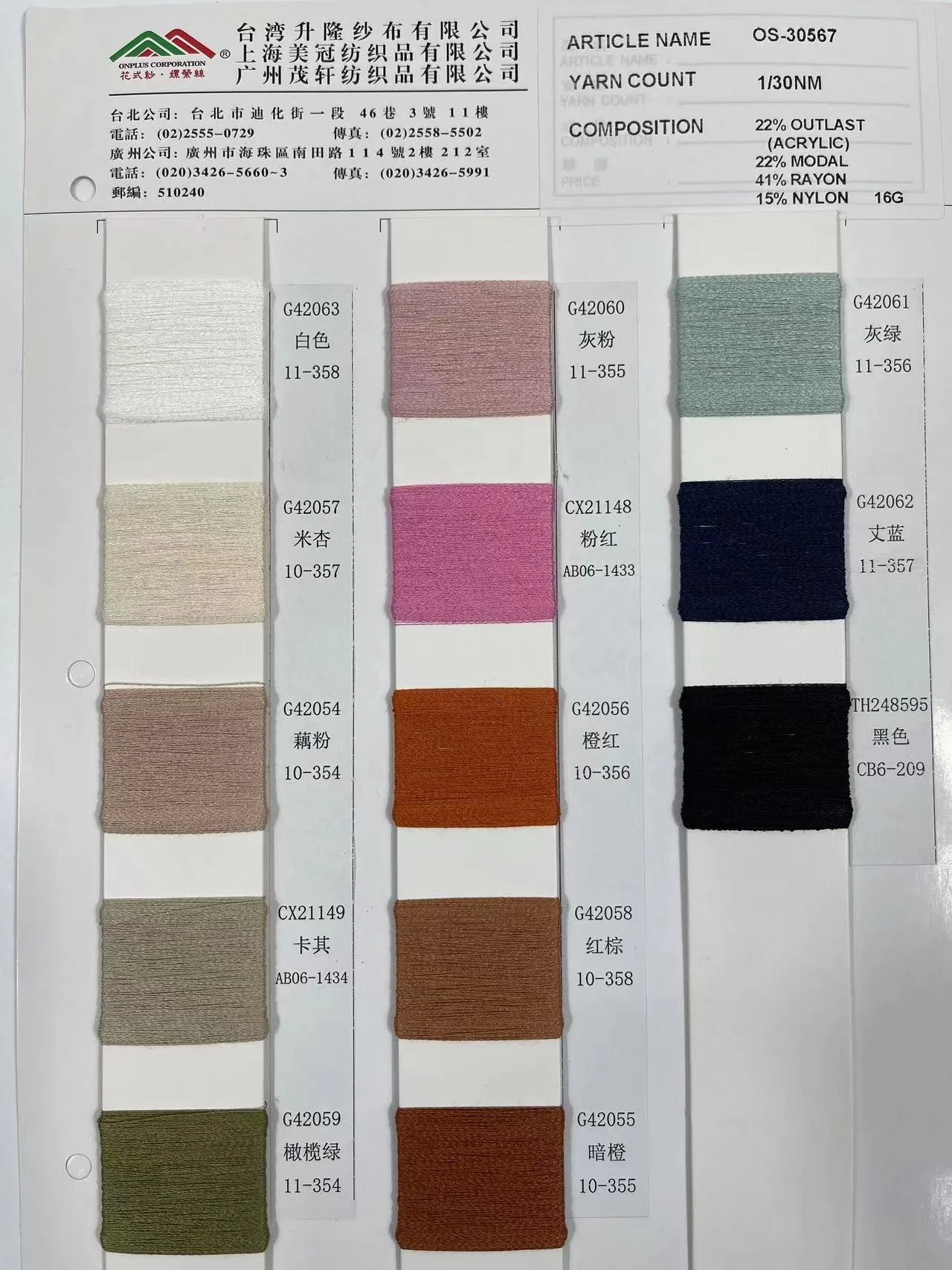 Outlast Modal Rayon and Nylon Blend Yarns Durable Blended Yarn