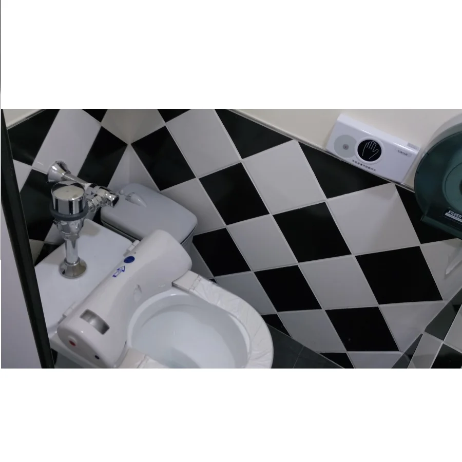 US style Commercial Toilet Brass non-contact toilet flush sensor Wall Mounted Automatic Sensor water saving high quality