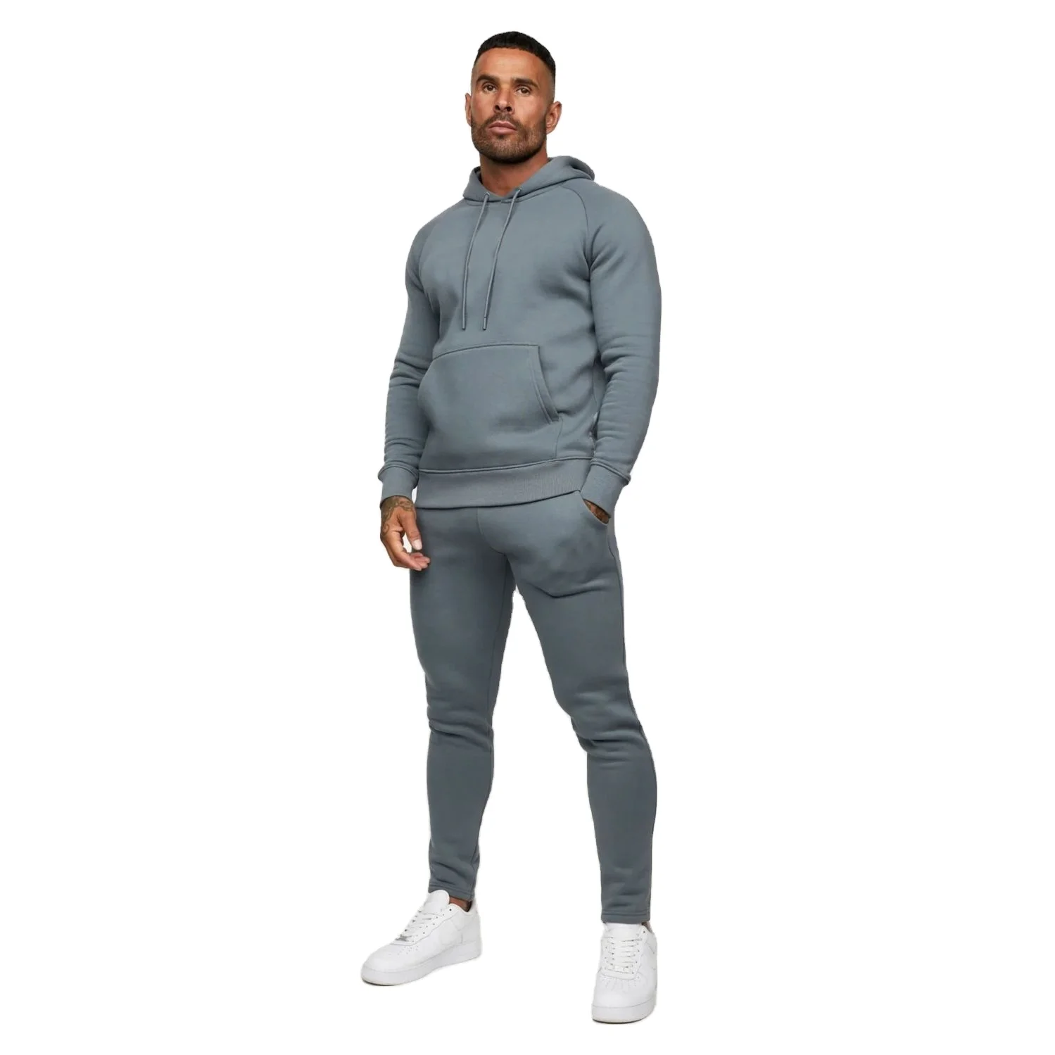 По индивидуальному заказу для бега комплект из толстовки с капюшоном и брюк 2022 высокое качество спортивный костюм мужчин толстые хлопковые спортивные брюки девочек