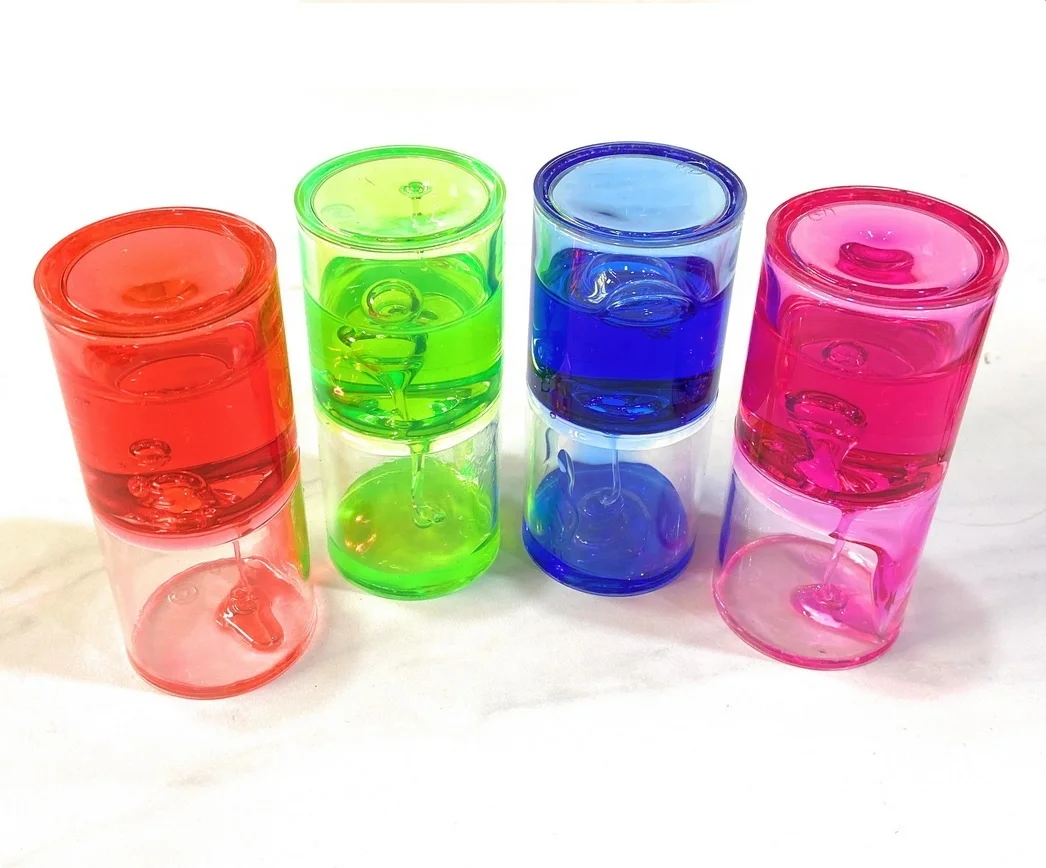 Stress Relief Liquid Gel Timer Educational Toys Colorful Sensory Toys