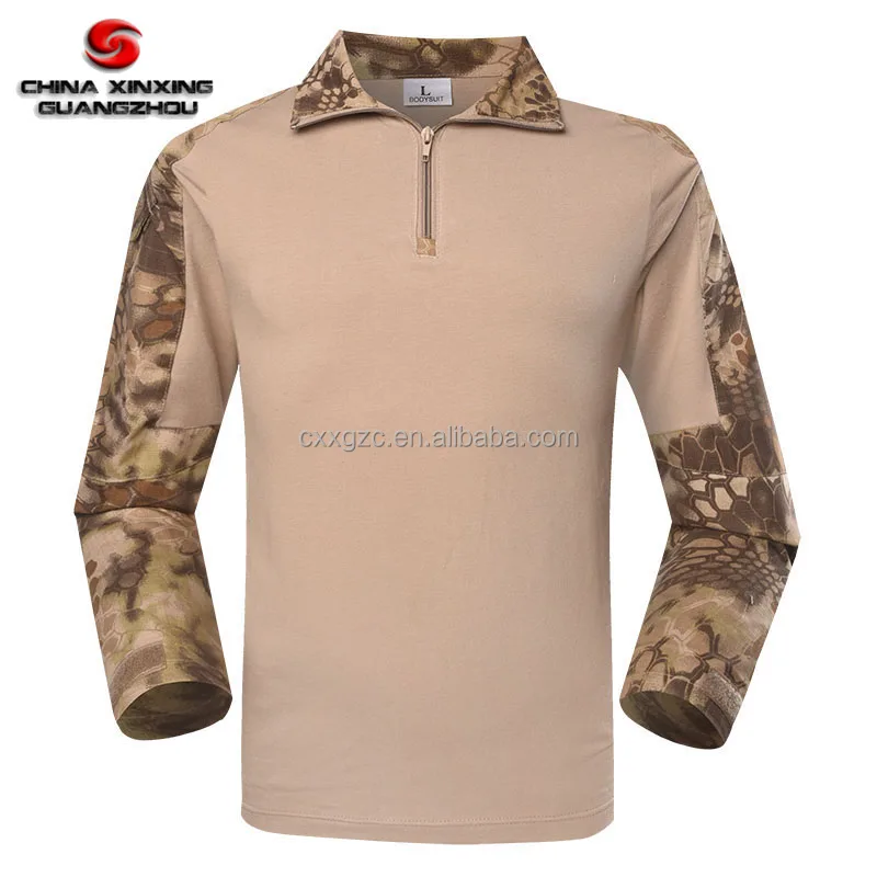 Custom Camouflage Tactical Uniform Desert Camo Frog Suit Hunting Uniform