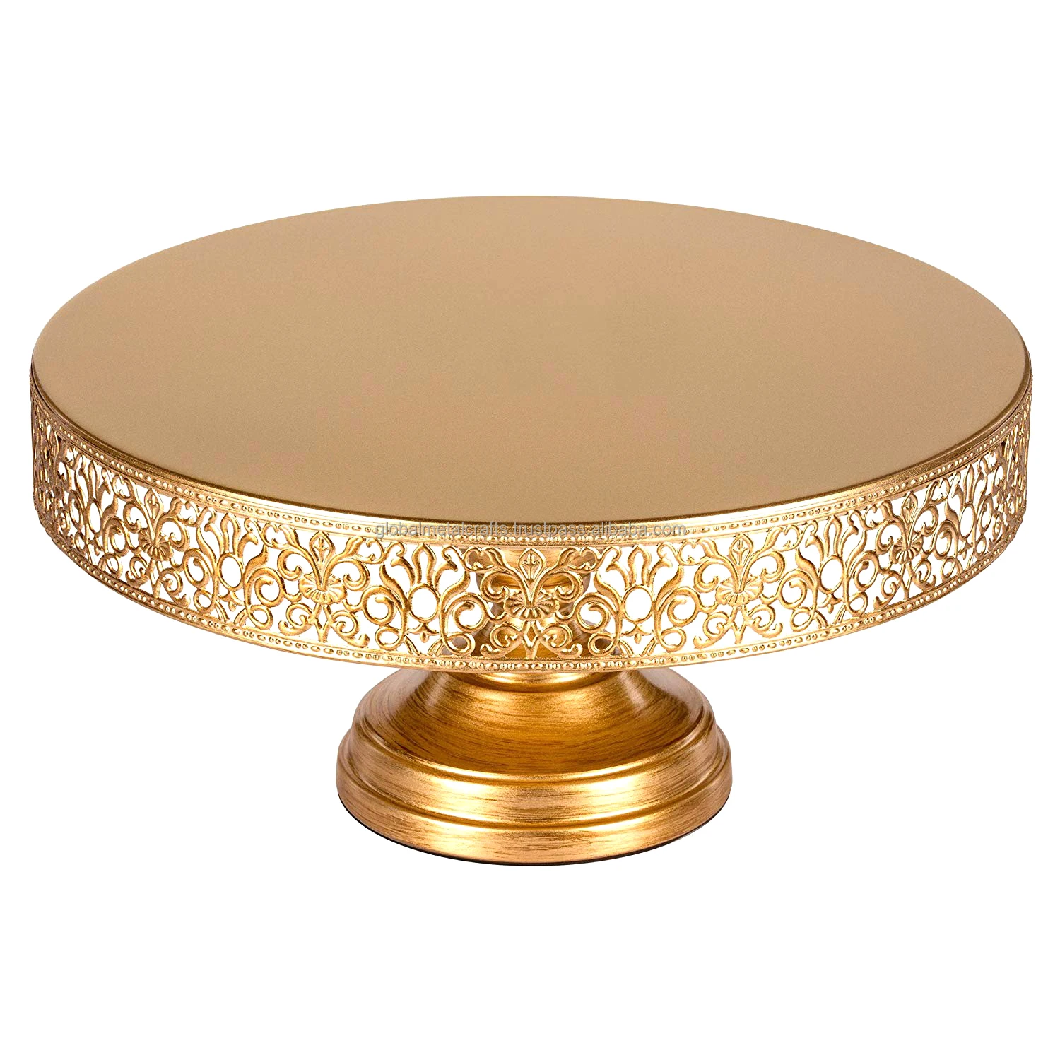 Crystal Gold Royal Wedding Cake Stand Beaded Bake Supplies Events Decoration Three Layer Metal Cake Stand