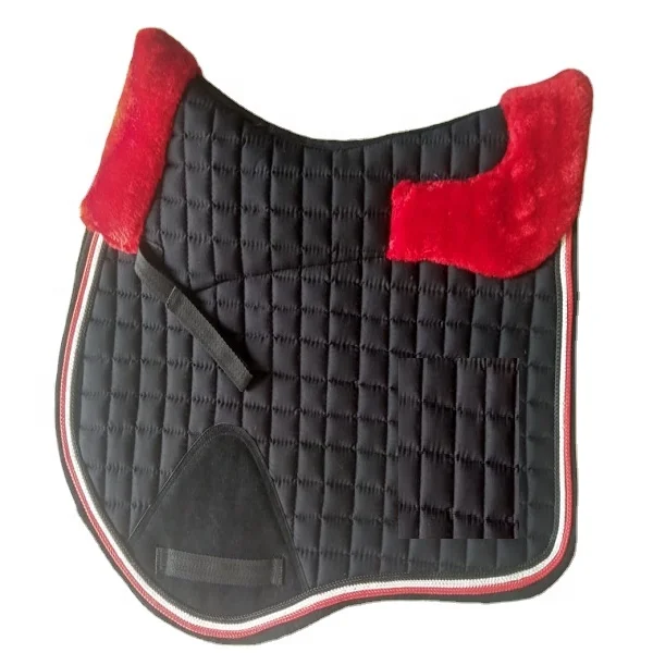 Мягкая подкладка для седла Equine из полуфлиса нижняя промывка рельефная с влагоотводящим эффектом от производителя