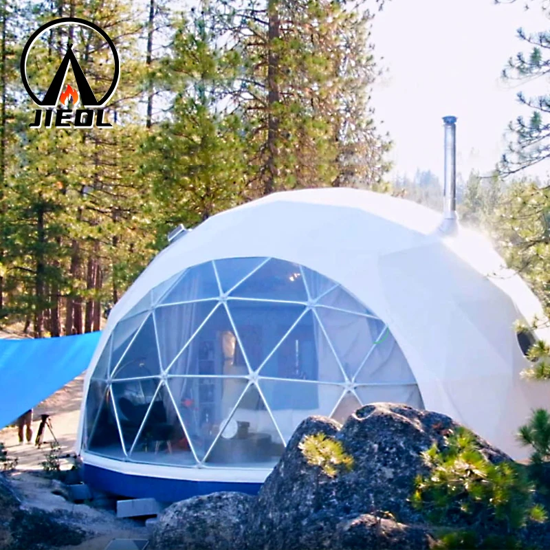 Hotel glass room tent Popular low price geodetic dome tent Igloo aluminum alloy PVC tarpaulin tent