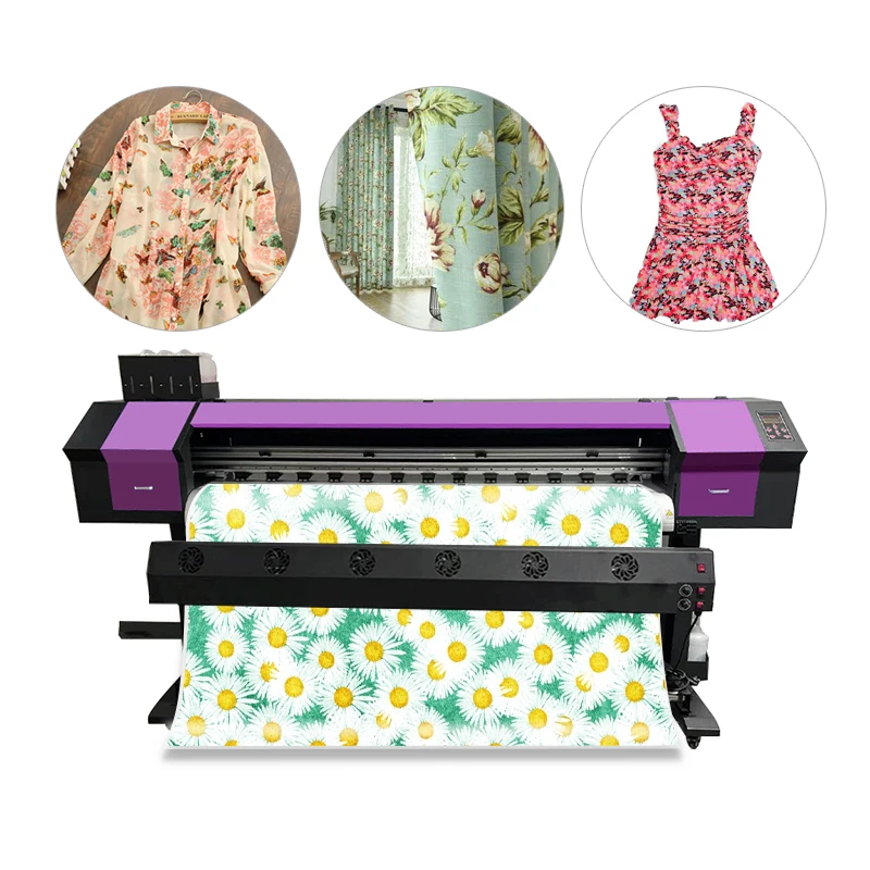 1901 Sublimation Printer Large Format sublimation transfer machine xp600 Printhead Textile Printing Machine