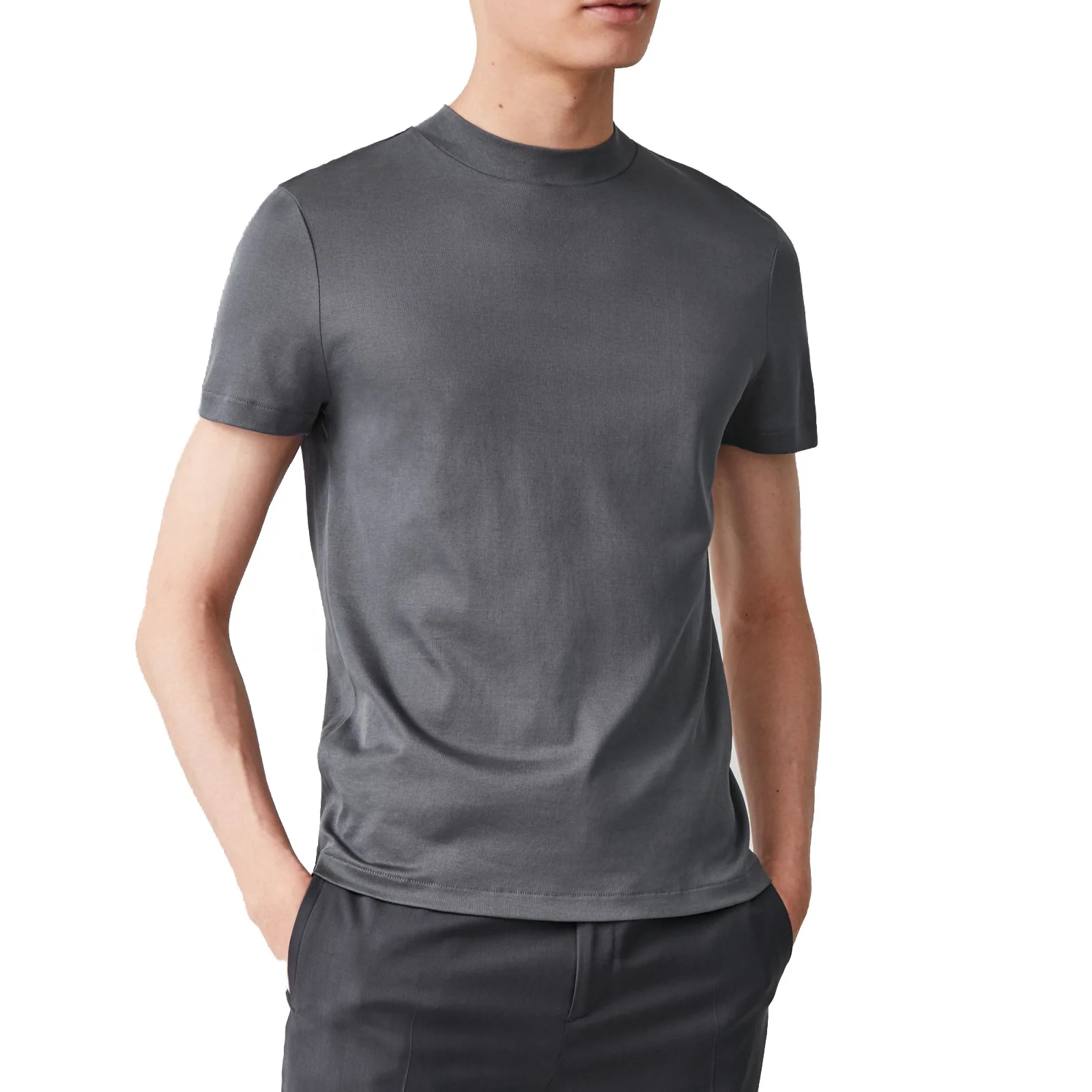 2021 Promotion cotton polyester t-shirt 65 polyester 35 cotton t shirt men buy t shirts custom printing best price