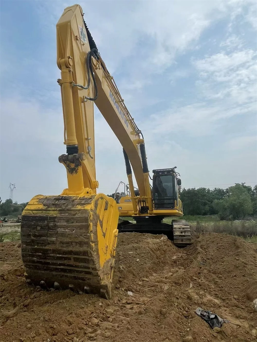 Few Working Hours Komatsu PC450 PC450-8 pc400 Used Crawler Excavators/45tons 45ton 45 ton japan excavator with hydraulic hammer