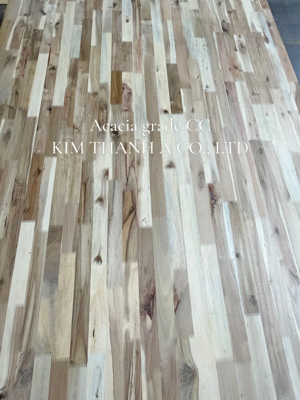 Factory Wholesale Cheap Price ACACIA WOOD Finger Joint Board  CC Grade  Material for Veneer Indoor Outdoor DIY Dark Color Finish