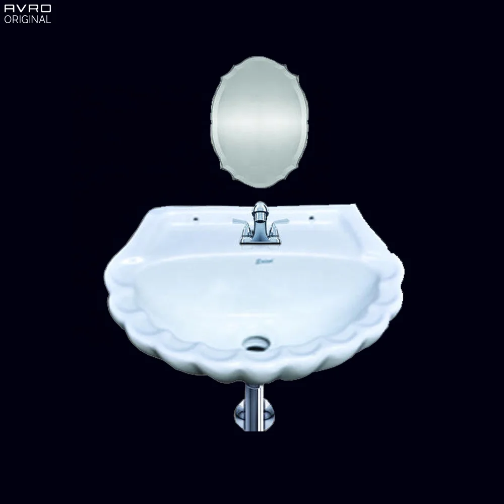 Factory Direct Modern round Wall Hung Wash Basin Sink Sanitary Ceramic Stone Marble Cheap Wholesale Bathroom Sink