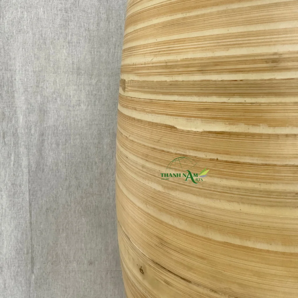 2024 Handcrafted Bamboo Decorative Vase from Vietnam Modern minimalist design for Home Use