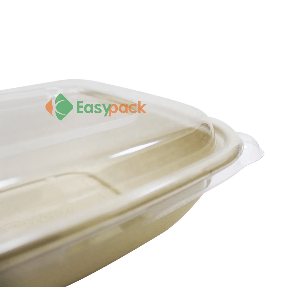 Natural biodegradable disposable trays food take out container