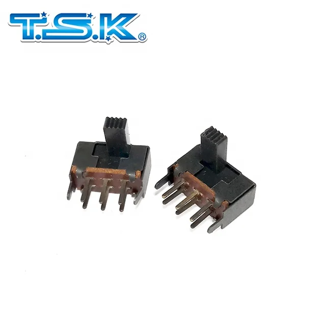 CK 6 Pin slide switch 0.3A 30 VDC Through Hole Slide Switch Double Pole Double Throw